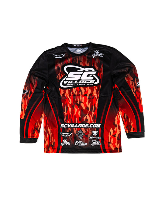 SC VILLAGE Red Cut Jersey